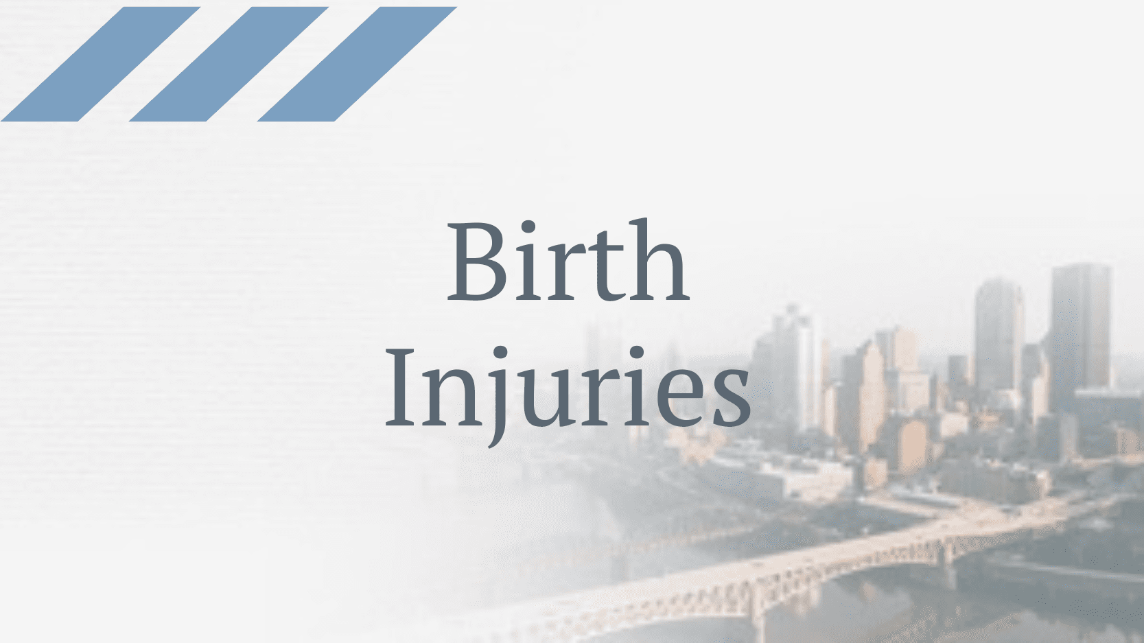 Video Birth Injury Cases